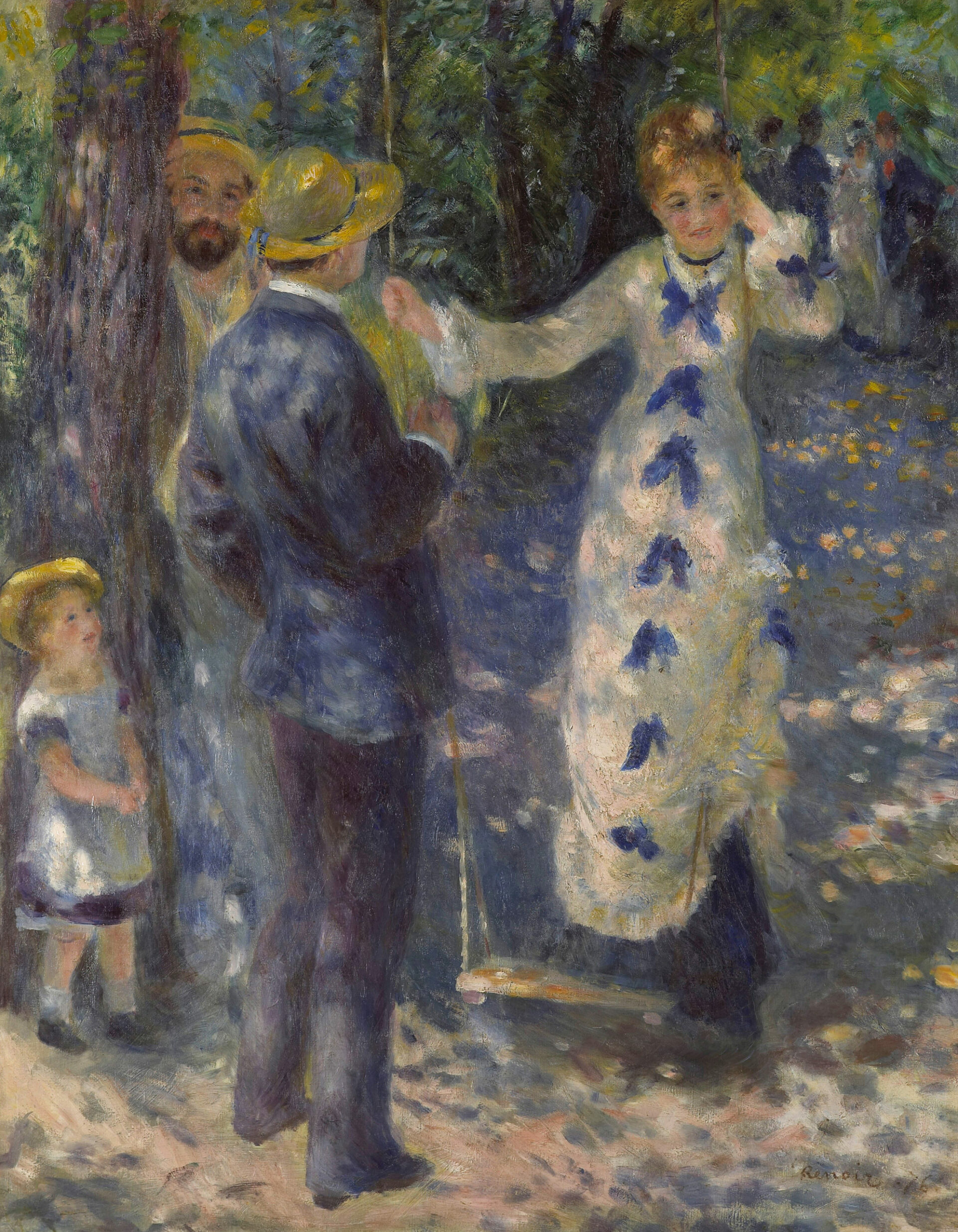 Pierre-Auguste Renoir, Die Schaukel (La Balançoire), 1876, Musée d’Orsay, Paris, Legs Gustave Caillebotte, 1894, bpk  RMN – Grand Palais  Patrice Schmidt